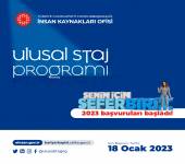 2023 Ulusal Staj Programı Başvuruları Başlamıştır...